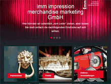 Tablet Screenshot of imm-gmbh.de