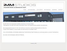 Tablet Screenshot of imm-gmbh.com